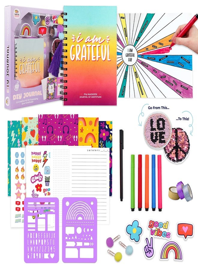 DOODLE HOG DIY Journal Kit for Girls-Teens, Tween-Gifts for Teen Girls 8-14 Years Old-Cool Birthday Gifts -Stationery Set, Scrapbook & Diary Supplies Set, Journaling Art Crafts Kit - Image 1